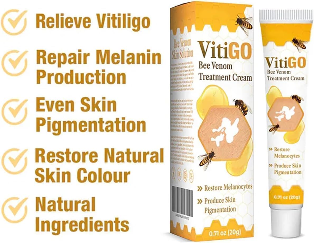New Vitigo Bee Venom Treatment Cream for Skin