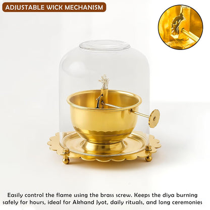 Brass Akhand Diya
