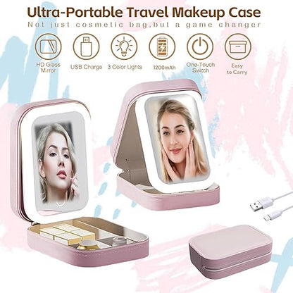 Makeup Case with LED lights
