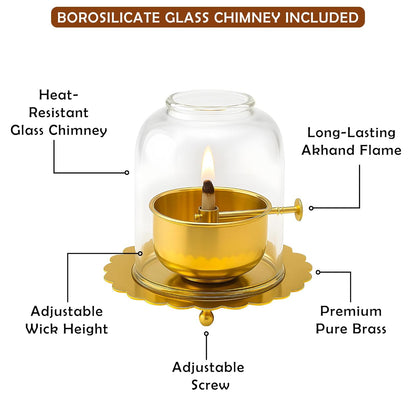 Brass Akhand Diya