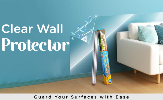 Self- Adhesive Transparent Electrostatic Wall Protection Film (Buy1 Get1)