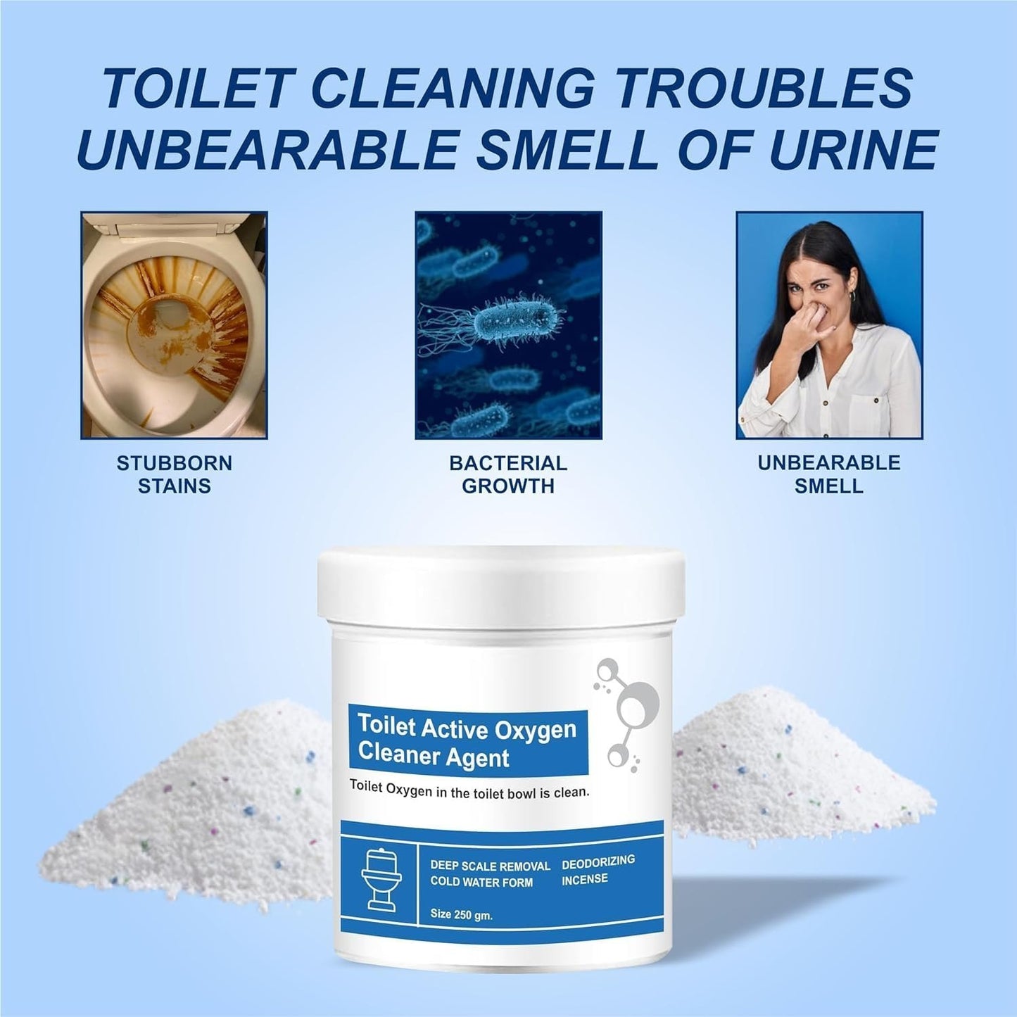 Toilet Active Oxygen Cleaner Agent (Buy 1 Get 1)