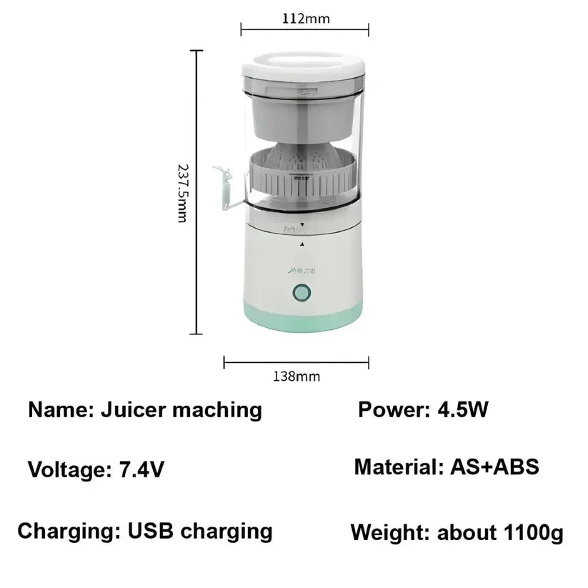 Portable Rechargeable Citrus Juicer