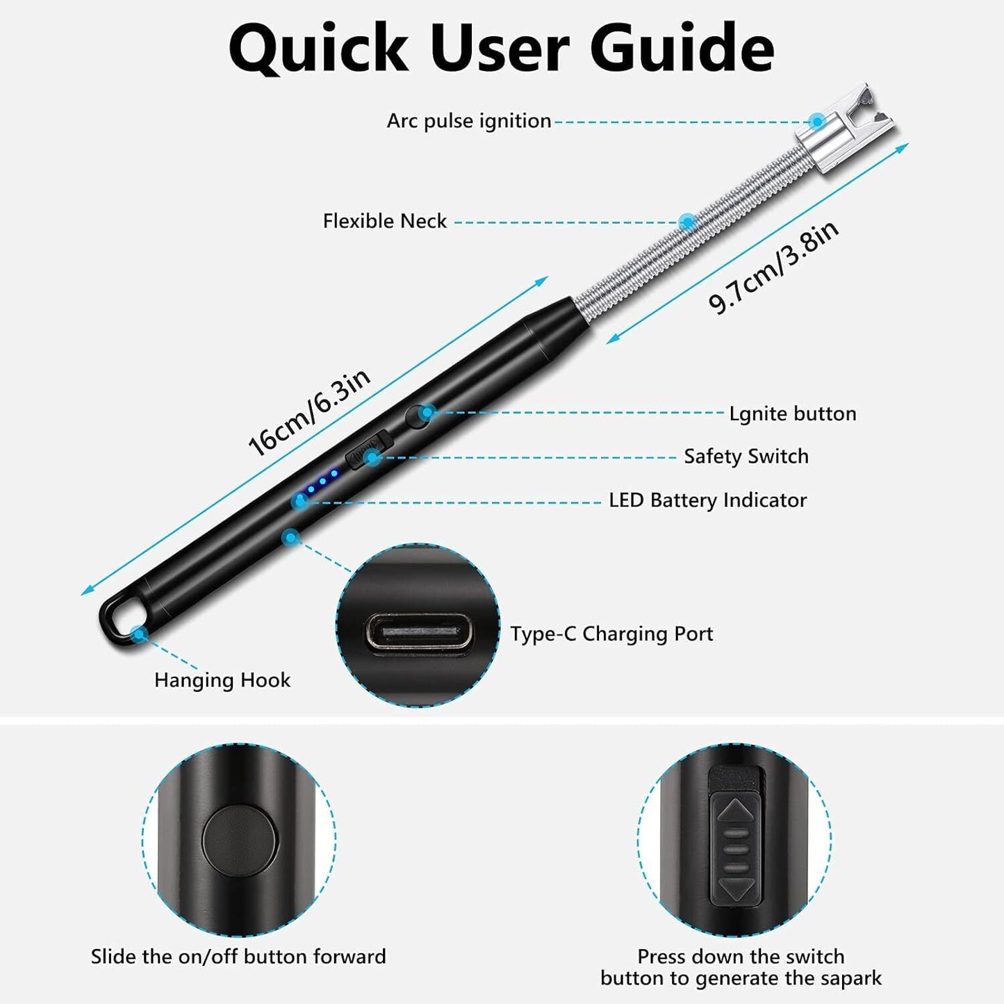 USB Rechargeable Gas Lighter